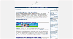 Desktop Screenshot of buildingecology.com