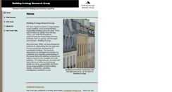 Desktop Screenshot of buildingecology.net